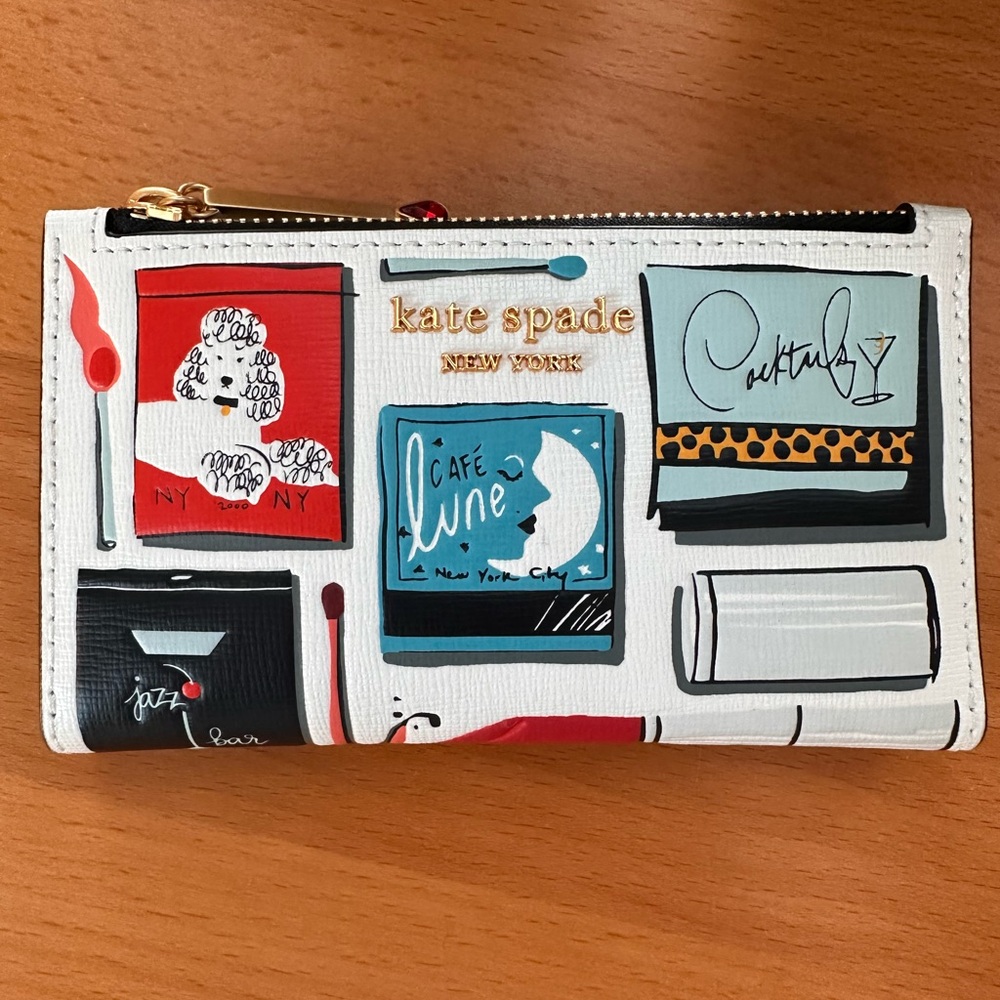 Kate Spade Matchbox Small Slim Bifold Wallet